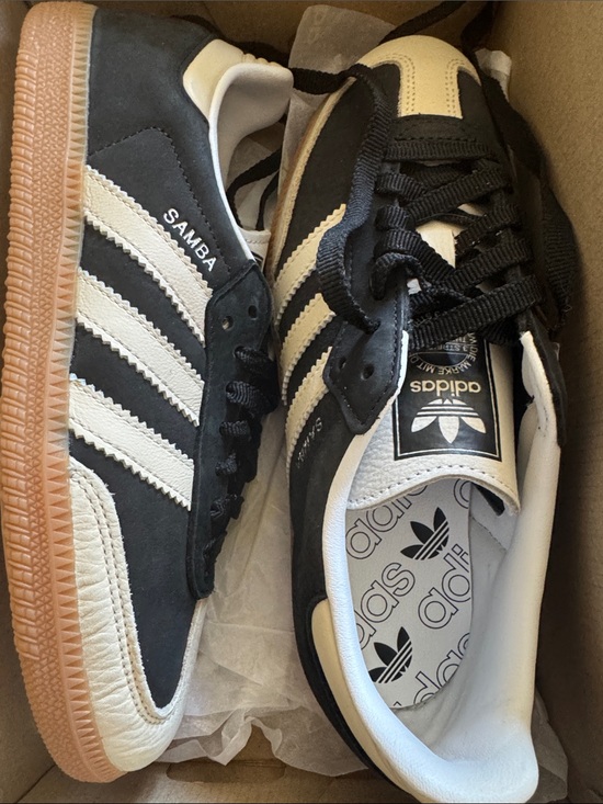 adidas Shoes - Adidas samba OG black  tan  40 us 8 fits 8.5 NWB